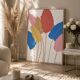 Life Splashes Textured Painting handmade 60x80cm signed with frame