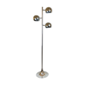 Space-Age Chrome Floor Lamp, Italy, 1970s