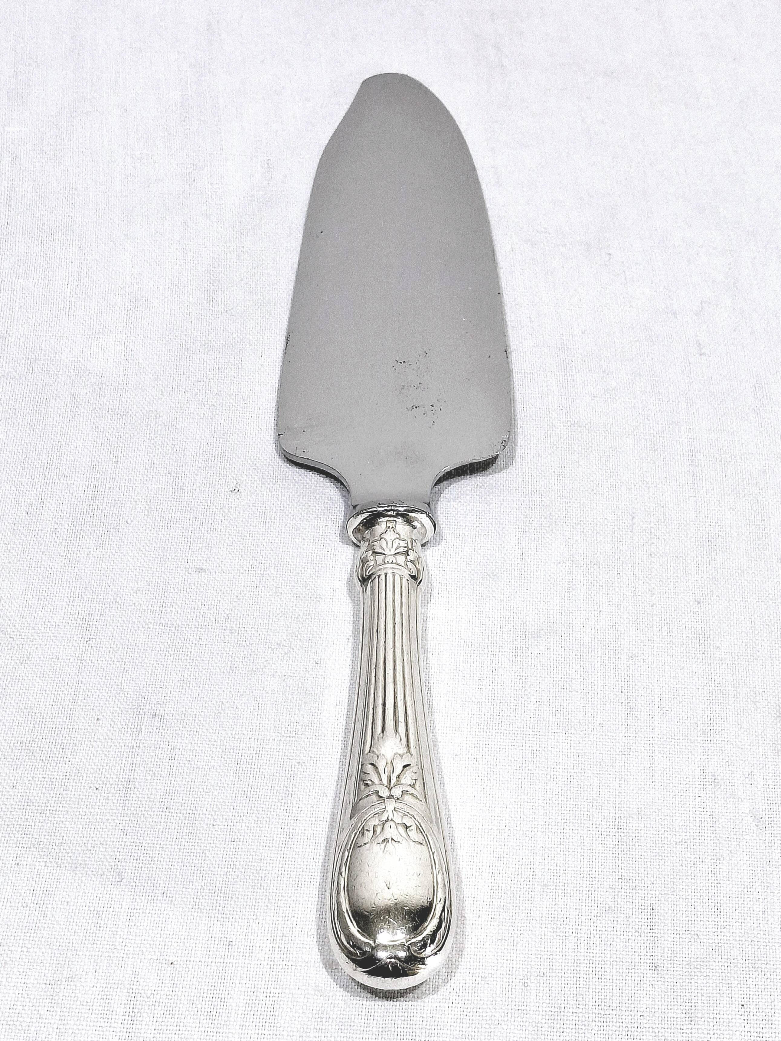 Christofle Cutlery Set - Trianon Model - 155 Pieces, Silver-Plated Metal