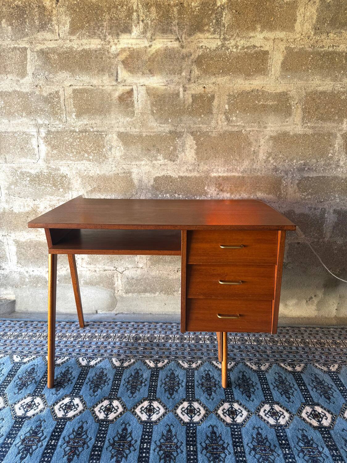 Scandinavian teak desk, 1960s/1970s
