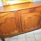 Louis XV oak and cherry wood sideboard