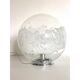Lampe de table contemporaine en verre de murano blanc de murano dans le style des années 70