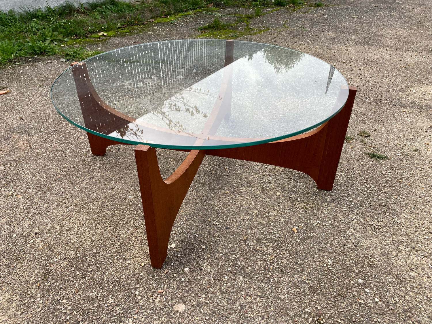 Scandinavian teak coffee table