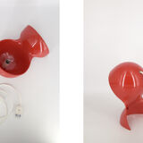 Red Dalù table lamp by Vico Magistretti for Artemide, 1960s