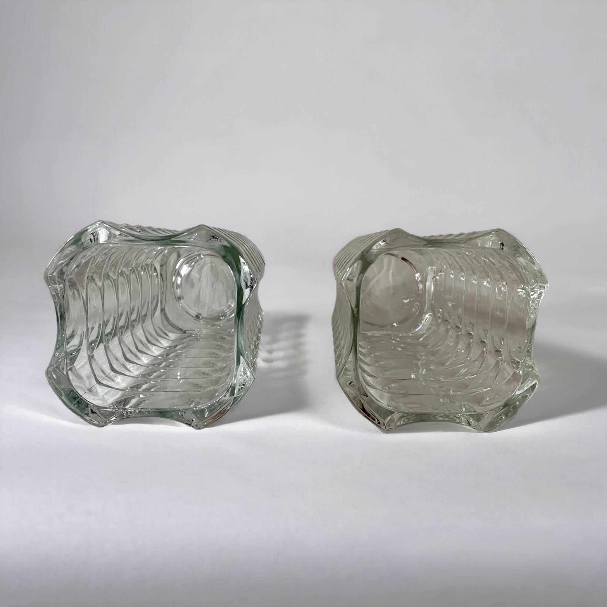 Pair of Windsor vases - JG Durand for Luminarc - large models - 1970