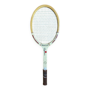 Vintage Wooden Tennis Racket BENTLEY Sprinter Sports #E216