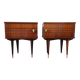 Pair of vintage Scandinavian design bedside tables from the 50s-60s.