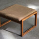 Set of 2 lounge chairs and one footrest by Borge Mogensen for Fredericia Denmark 1960’s