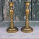 Pair of old candle holders