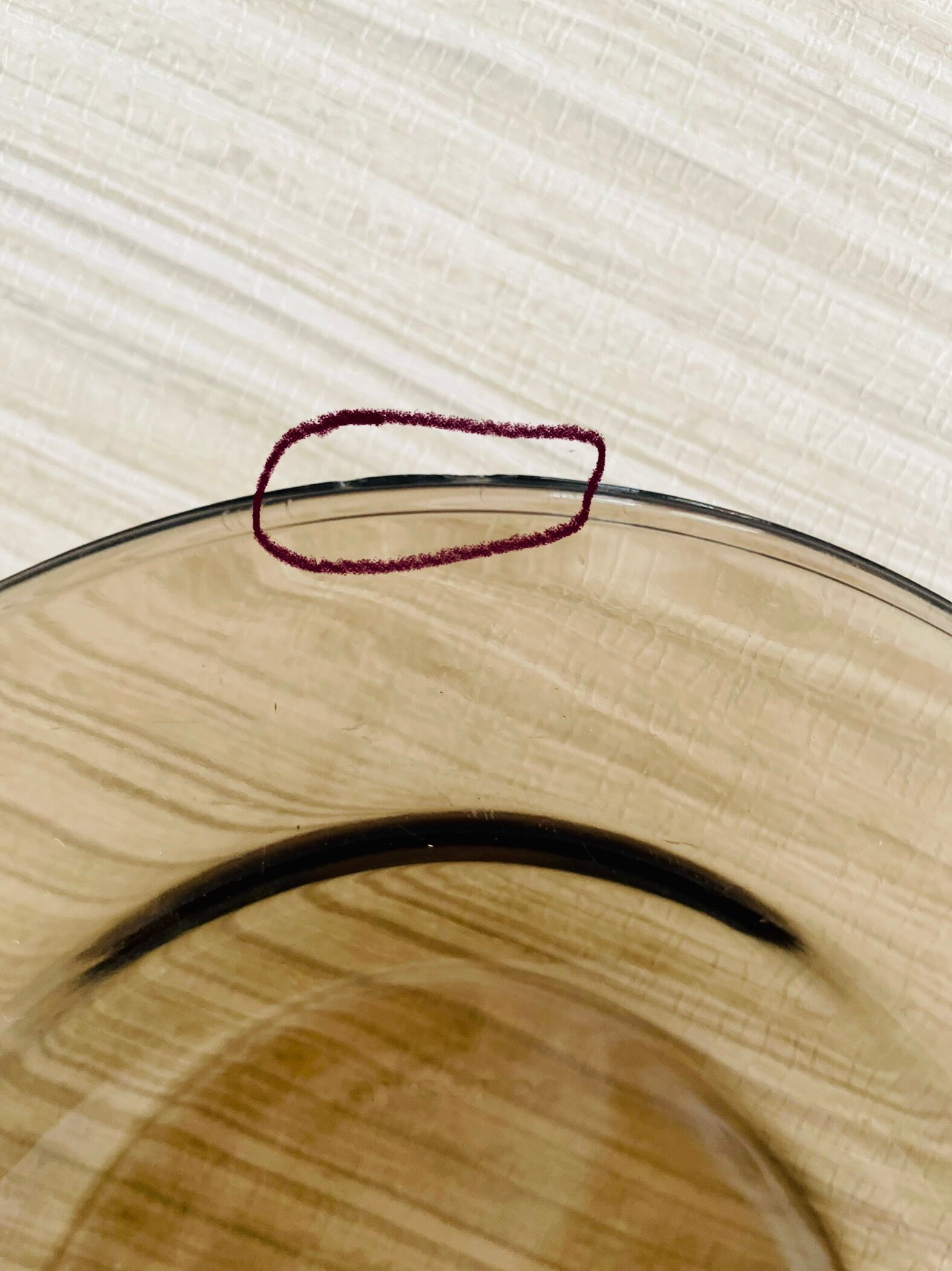 Set of 2 vintage oval dishes in Arcoroc "Shell" smoked glass France