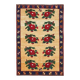 1970s Vintage Turkish Oushak Handmade Wool Cotton Orange Area Rug 102x155