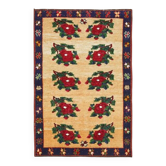 1970s Vintage Turkish Oushak Handmade Wool Cotton Orange Area Rug 102x155