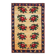 1970s Vintage Turkish Oushak Handmade Wool Cotton Orange Area Rug 102x155
