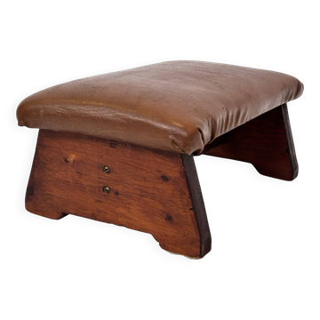 Pouf Art Déco repose-pieds design minimaliste des années 30