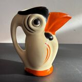 Pichet Toucan céramique Art Déco Ditmar Urbach