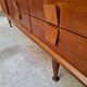 Low teak sideboard 200cm