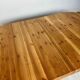 1980s Vintage Round Extendable Pine Dining Table