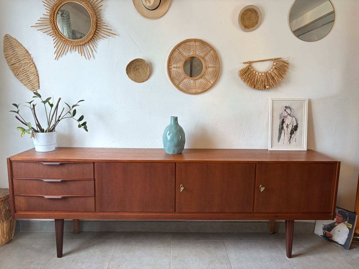 Vintage teak sideboard