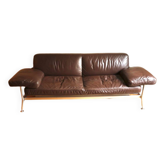 Designer leather sofa