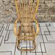 Rocking chair bambou 1950