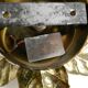 Beautiful brass ceiling or wall lamp from the 1970s by Willy Daro