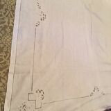 Old embroidered tablecloth