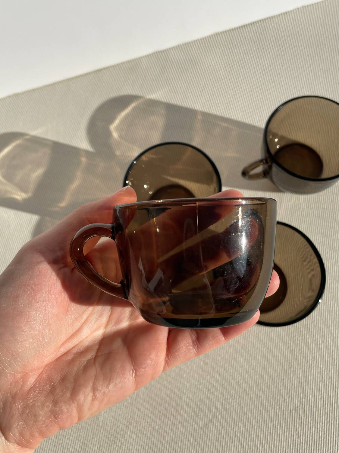 Vereco glass espresso cups