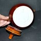 Vintage Villeroy Boch ceramic teapot 1960-70 chocolate caramel color