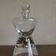 Scandinavian modernist carafe in Bauhaus crystal 1970s