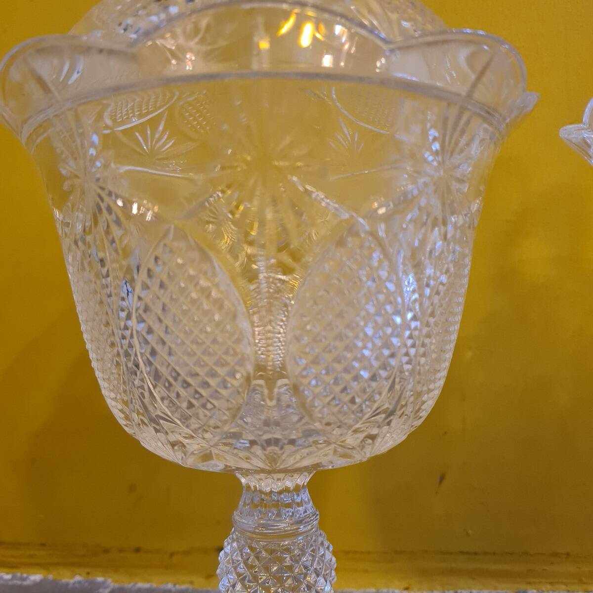 Crystal Bonbonnières From Royal Crystal Rock Italy, from the  1980s