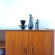 Sideboard library in Scandinavian style made of teak.