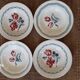 4 digoin sarreguemines plates