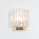 Pair of Brass and Murano Glass Wall Sconces by Doria, Germany, 1960s