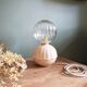 Lampe céramique & verre