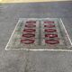 Persian oriental rug in burgundy red and gray wool 160x240cm