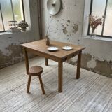 Oak farmhouse table