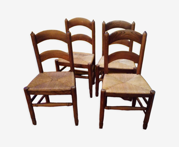 4 chaises anciennes