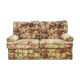 vintage flowered two-seater / sofa / sofa