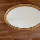 Antique oval mirror Maison Deknudt Spiegel Belgium