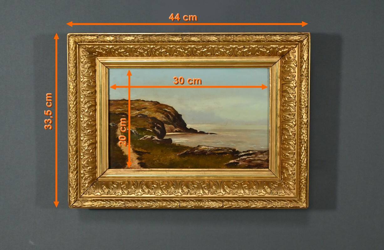 Oil painting, signed A.Derémy – 1902