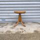 Tabouret en bois courbé réglable