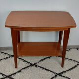 Console side table with compass legs