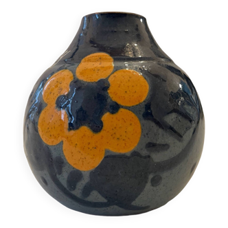 Paul Jacquet, Small Art-Deco Ceramic Ball Vase