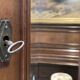 Dressing art deco walnut wardrobe