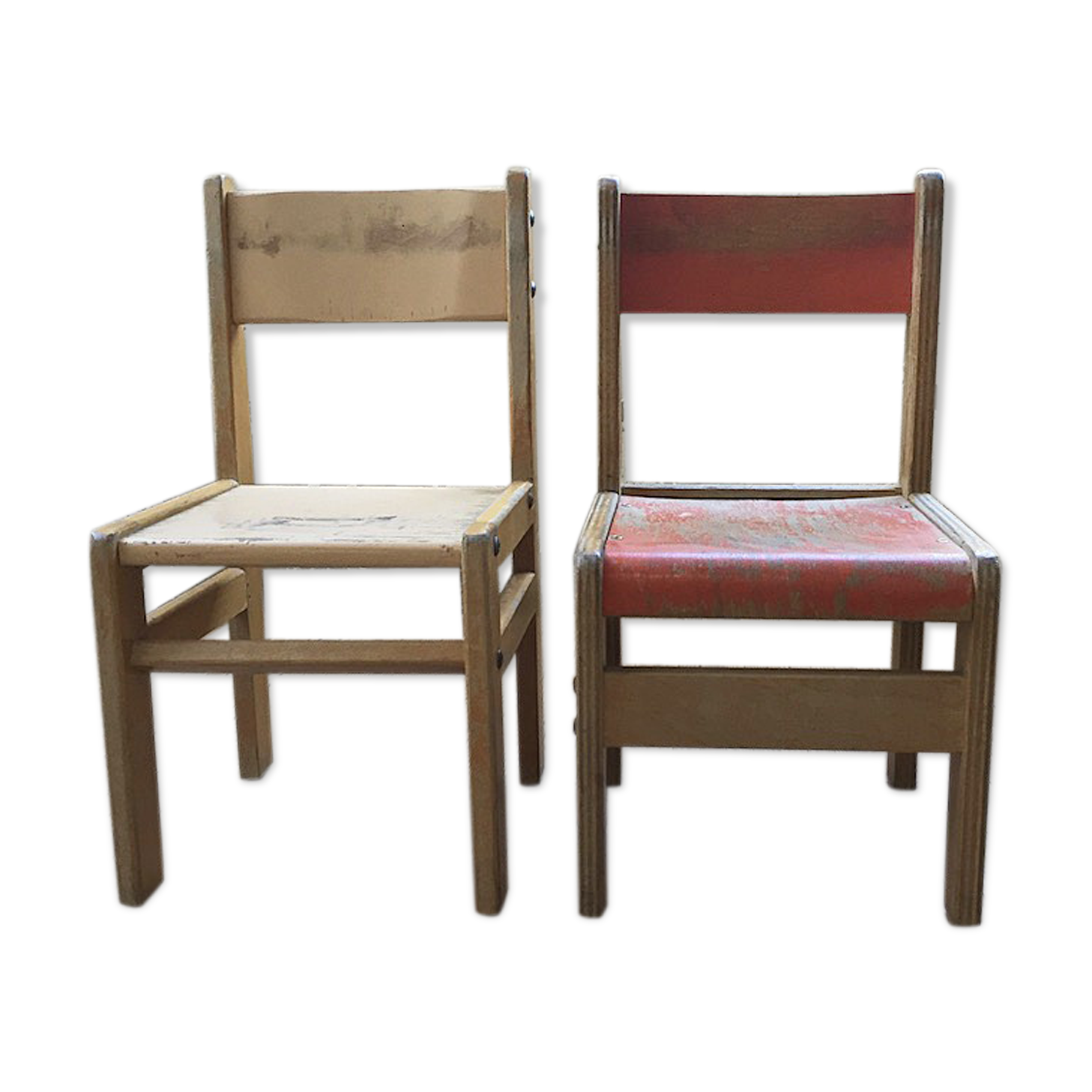 Two kindergarten chairs