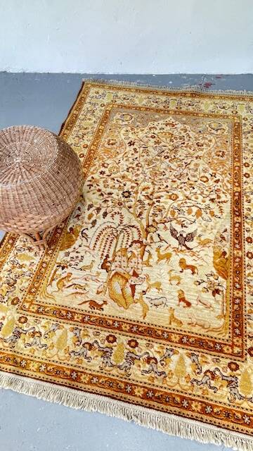 VINTAGE Wool Tree of Life RUG