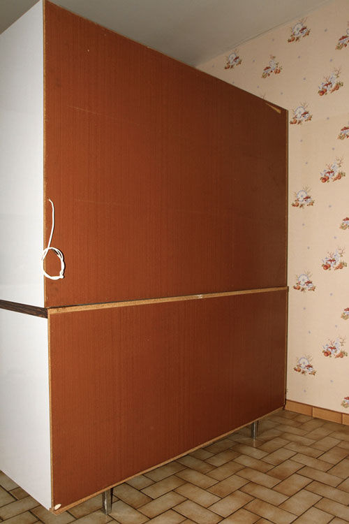 White vintage formica kitchen furniture