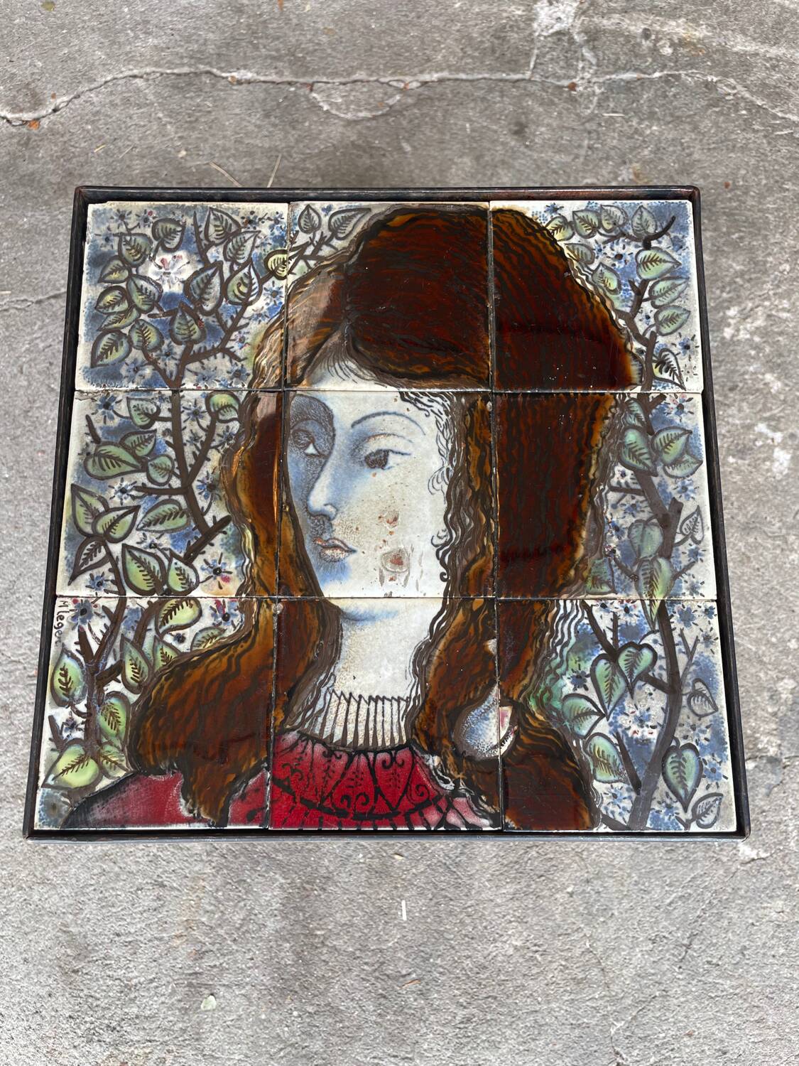 Vintage ceramic coffee table