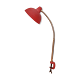 Red screw-on desk lamp