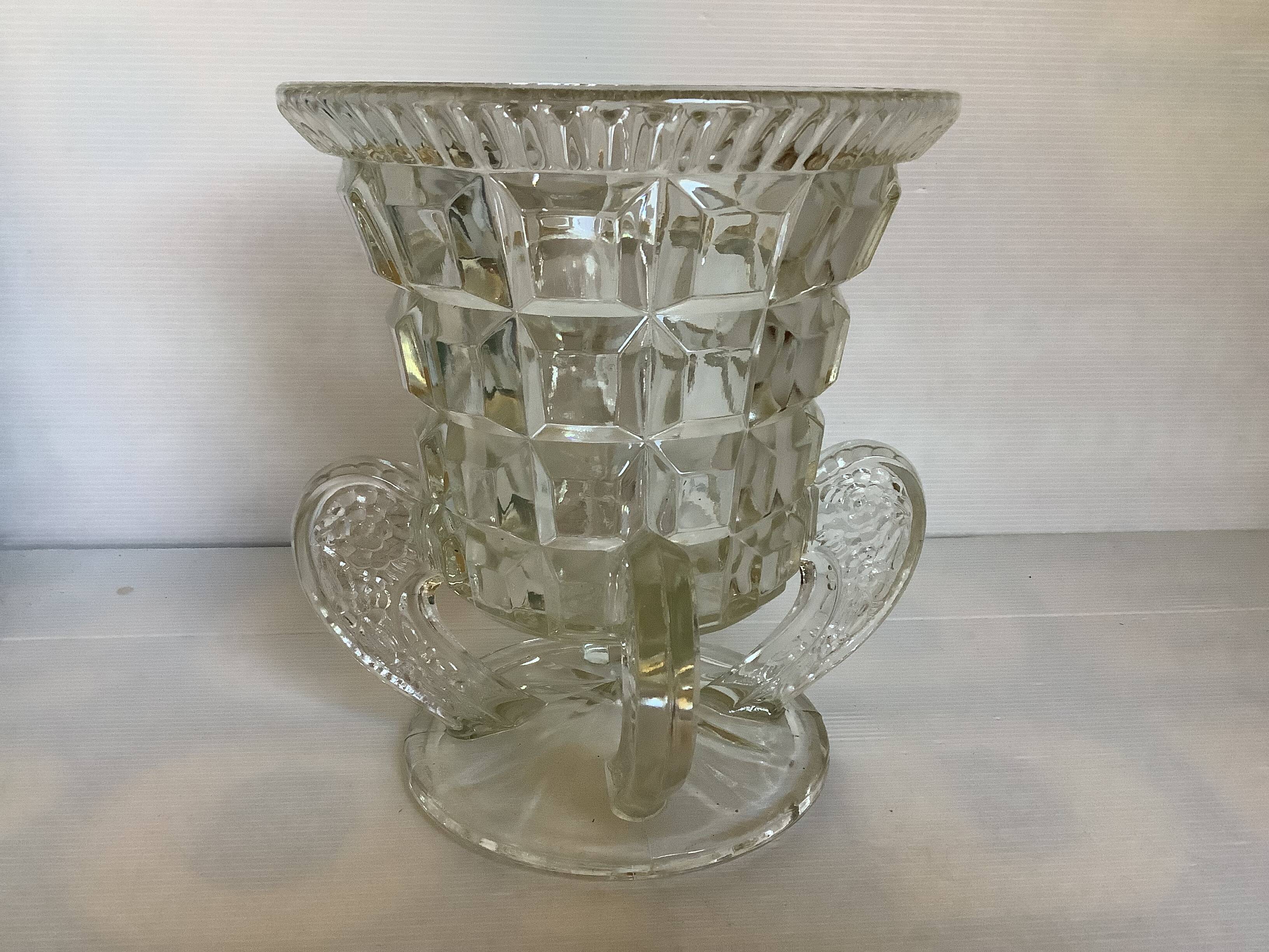 Antique large Art Deco vase from the 1930s.